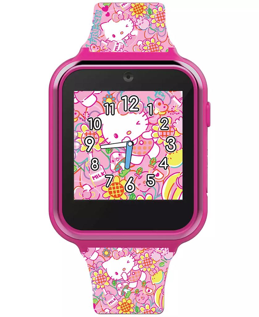 Accutime Kid's Hello Kitty Pink Silicone Strap Smart Watch