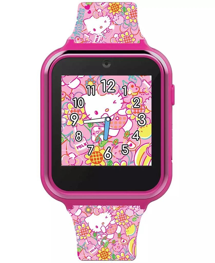 Accutime Kid's Hello Kitty Pink Silicone Strap Smart Watch 1