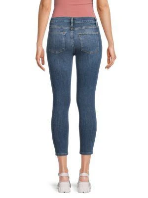 Frame High-Rise Cropped Skinny Jeans 2
