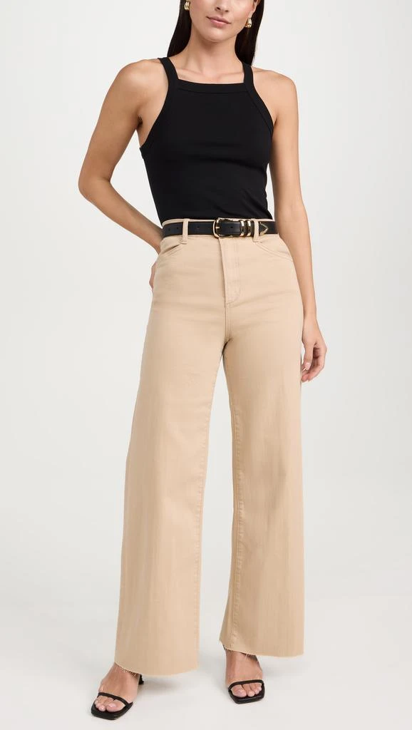 Favorite Daughter The Mischa Super High Rise Wide Leg Ankle Jeans 4