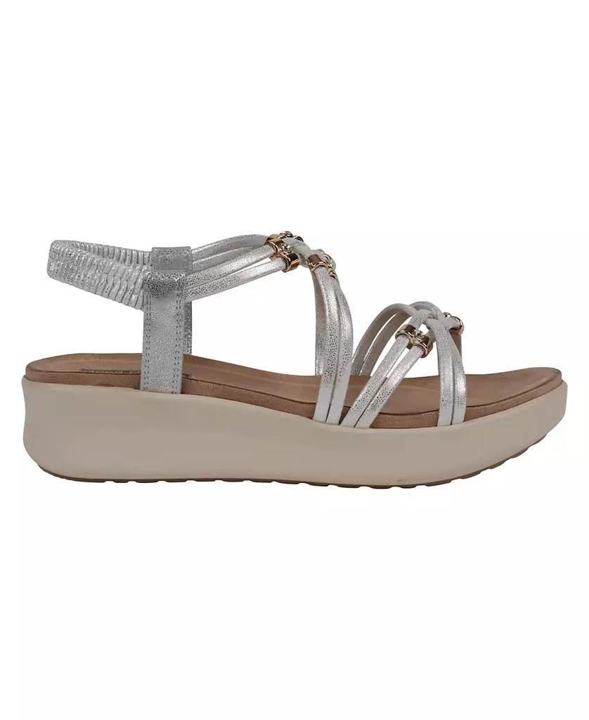 GC Shoes Women's Fran Strappy Wedge Sandals 2