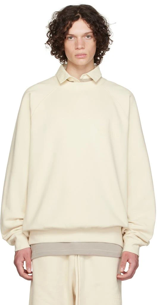 Fear of God ESSENTIALS Off-White Crewneck Sweatshirt 1