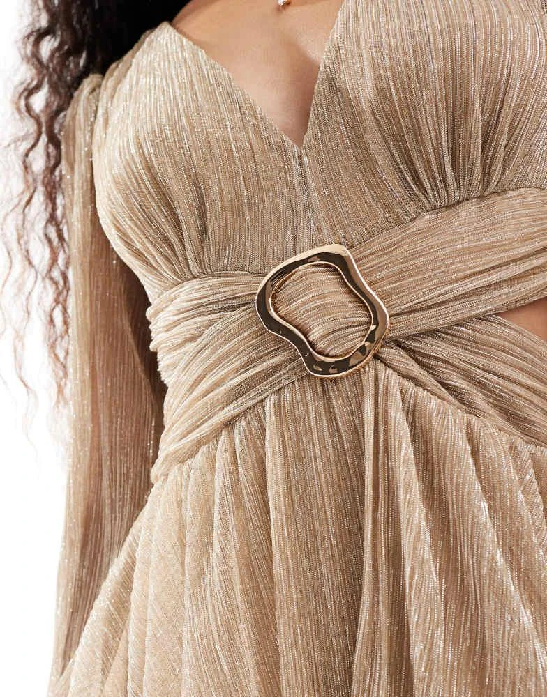 Shop Forever New Petite cut-out plisse mini dress in gold on Sale at  BeyondStyle  Get 39% Off Forever New Petite cut-out plisse mini dress in  gold with Limited-Time Flash Deals, Exclusive