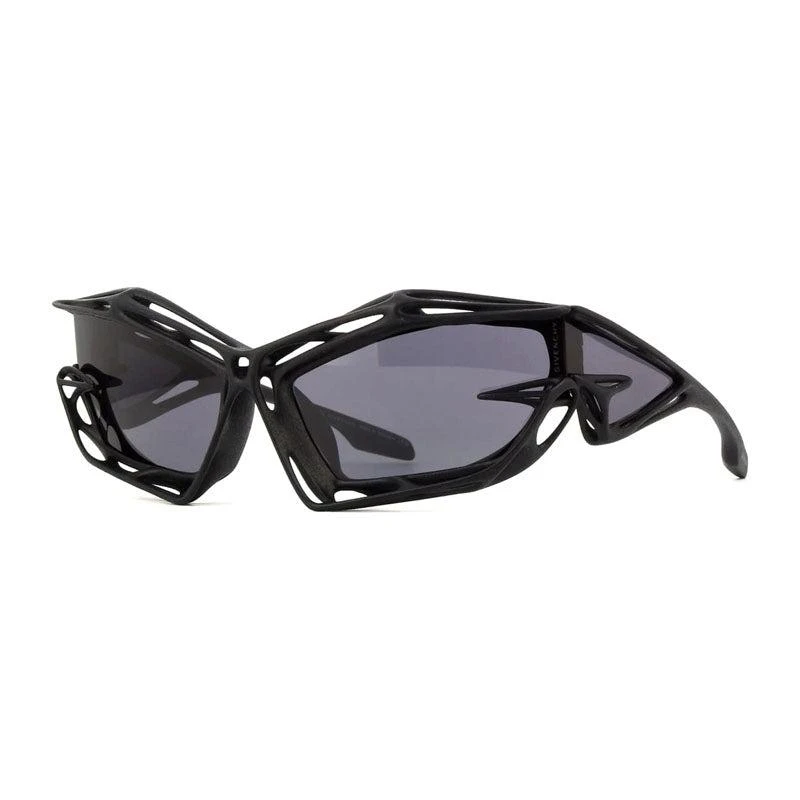Shop Givenchy Sunglasses Geometric Full Rim, Shiny Black  display picture 2