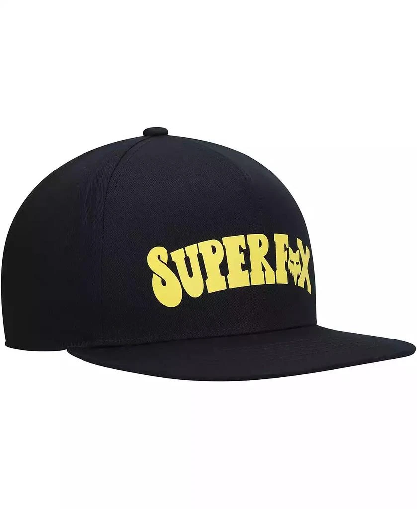 Fox Men
s Black Super Trik Snapback Hat 3