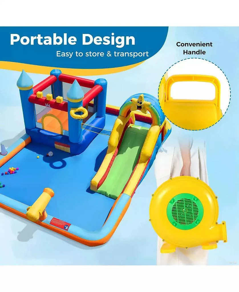 SUGIFT 480W Bounce House Blower with Handle and Ground Stakes 7