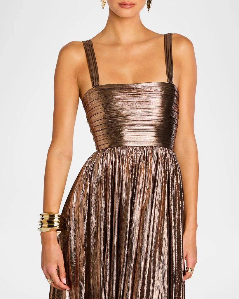 retrofête Iris Metallic Maxi Dress 6