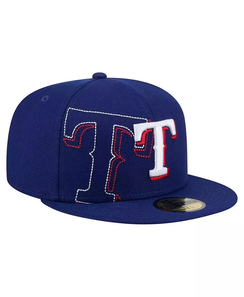 New Era Men's Royal Texas Rangers Yarn Stitch 59FIFTY Fitted Hat 1