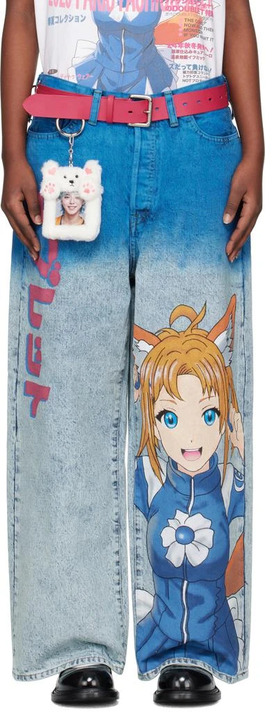 doublet Blue Anime Jeans 1