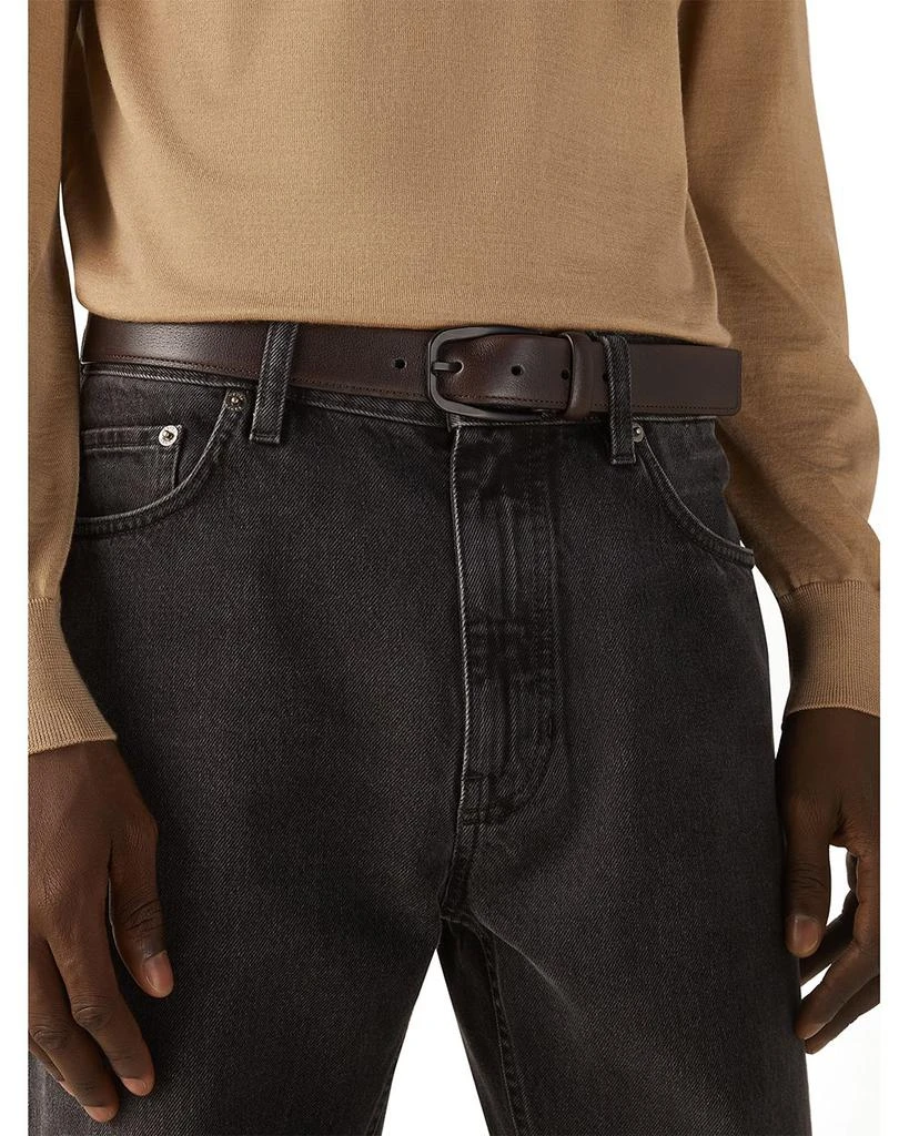 Zegna Men
s Leather Belt 2