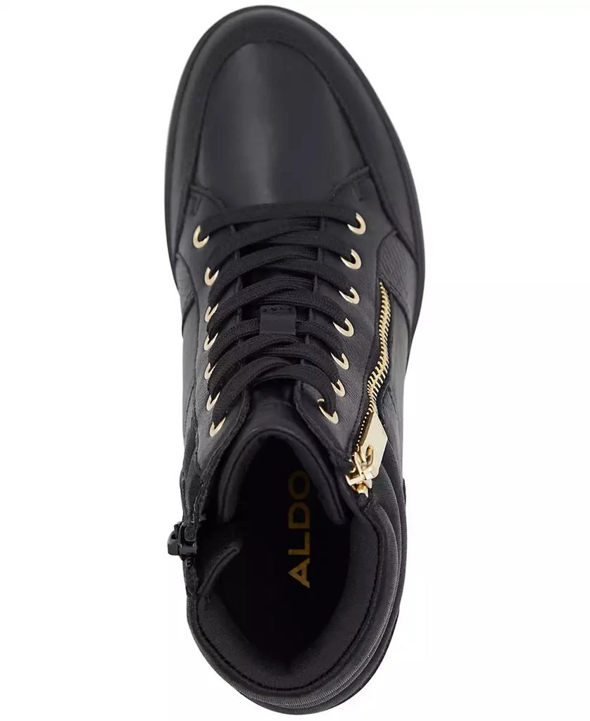 ALDO Women's Ereliclya Lace-Up Zip Wedge High-Top Sneakers 4