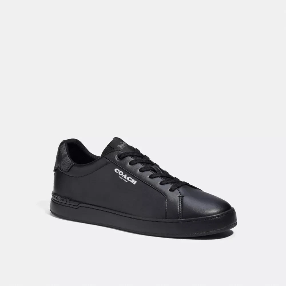 Coach Clip Low Top Sneaker With Signature Canvas 1