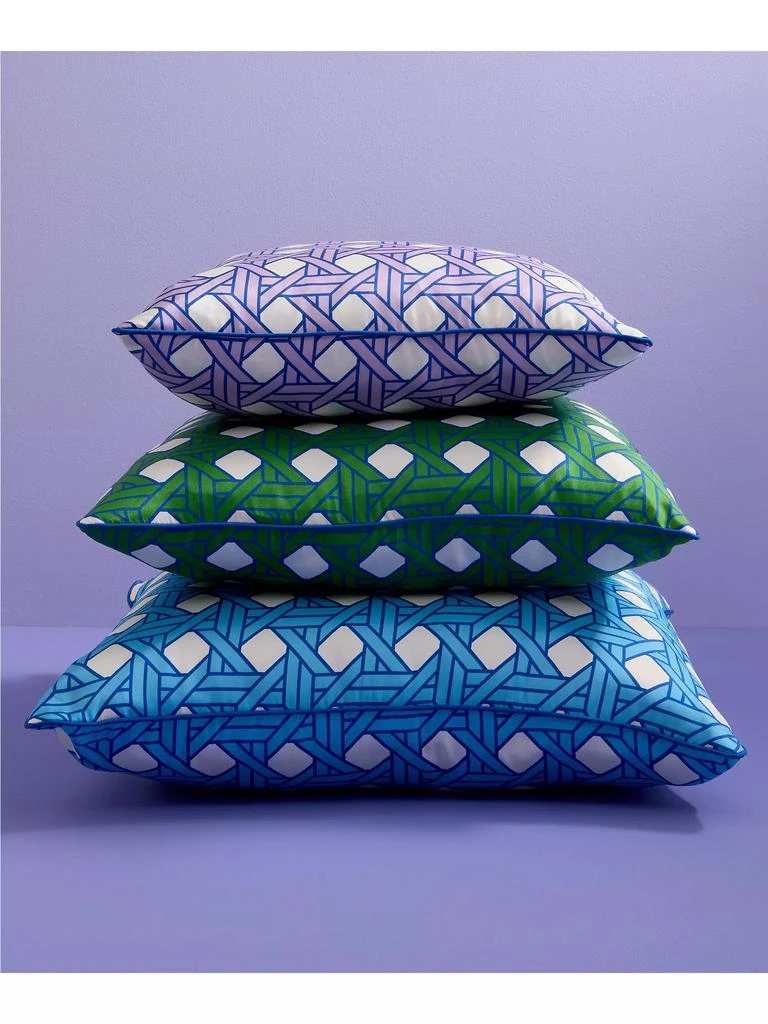 Jonathan Adler Small Silk Basketweave Pillow 2