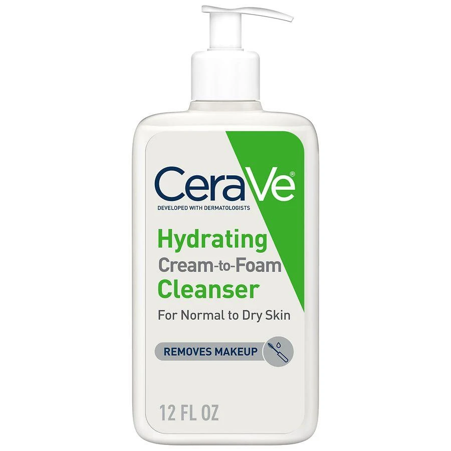 CeraVe Hydrating Cream-to-Foam Face Cleanser
