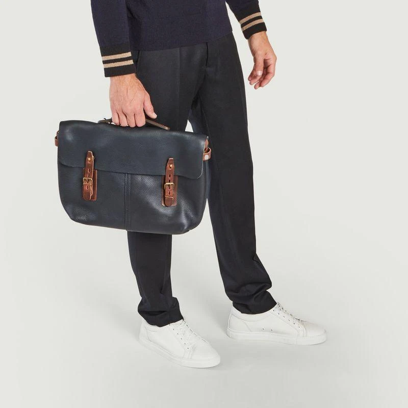 Bleu de Chauffe Postman bag Lucien Navy Pain Brûlé BLEU DE CHAUFFE 4