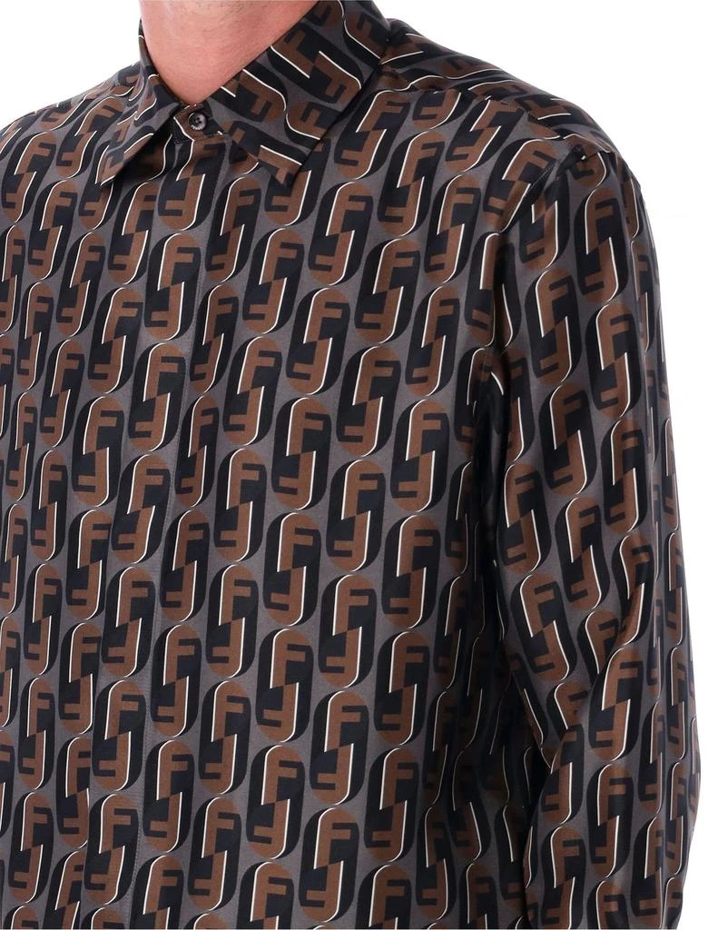 shirt dresses long Straight To The Point Brown Abstract Print Belted Maxi Shirt Dress