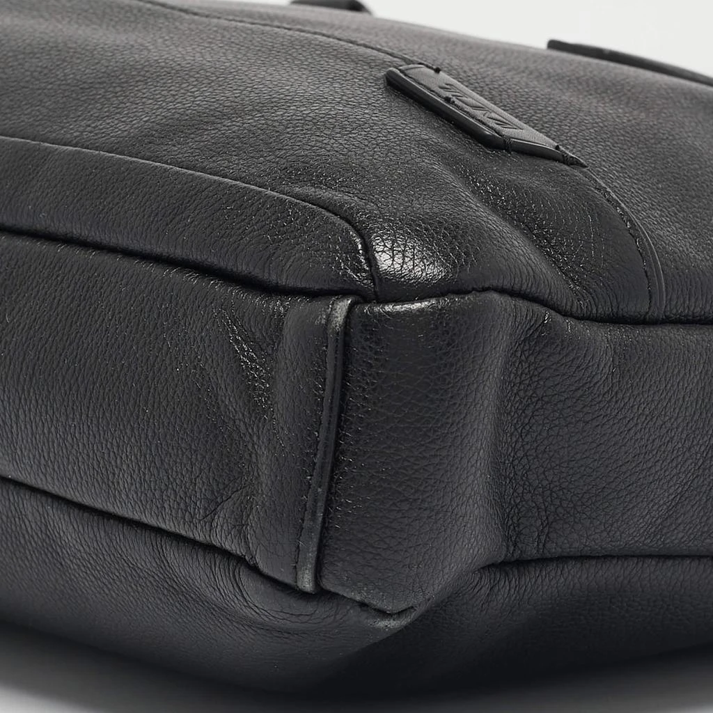 Tumi Tumi Black Leather Double Zip Briefcase Bag 13