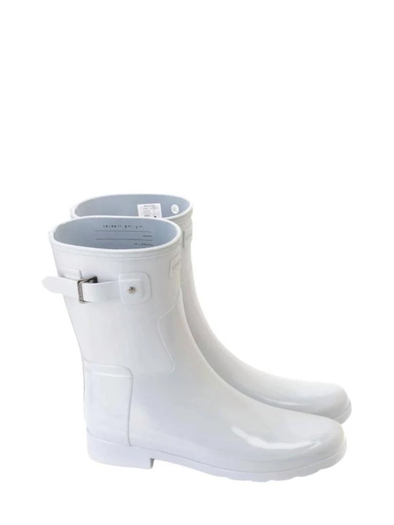 Hunter Women's Refined Short Gloss Duo Rain Boot In Stormy Grey 1