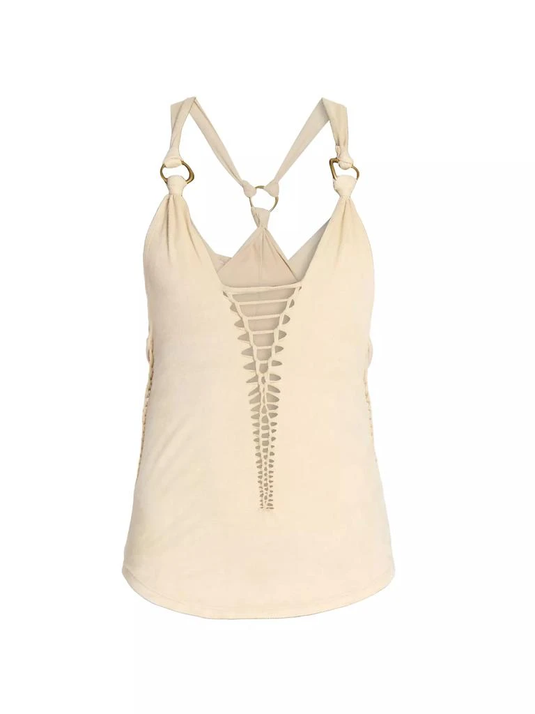Isabel Marant Sakina Lace-Up Tank 1