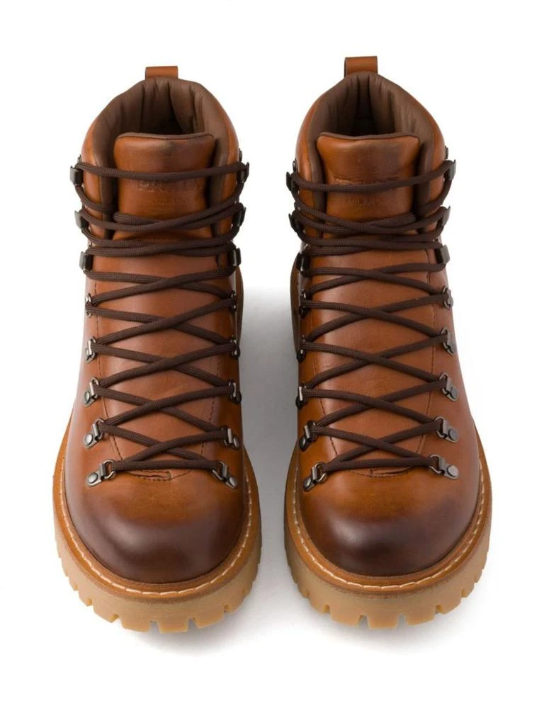 Prada Prada Lace-Up Ankle Boots 5