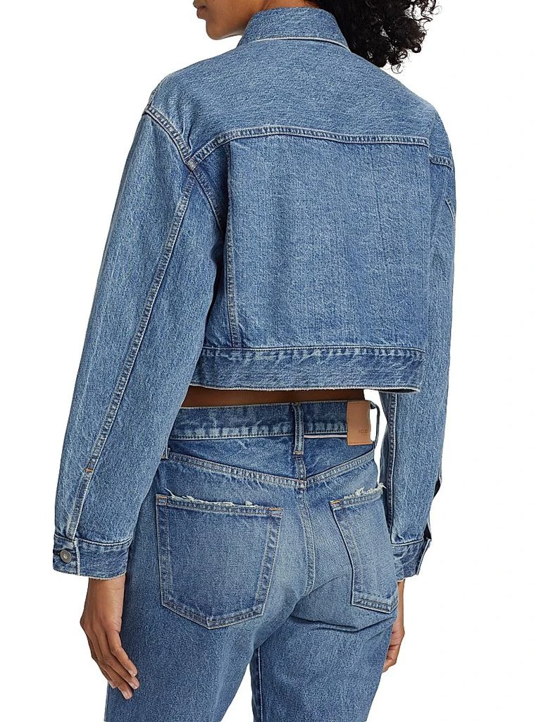 MOUSSY VINTAGE Bayview Denim Crop Jacket 5