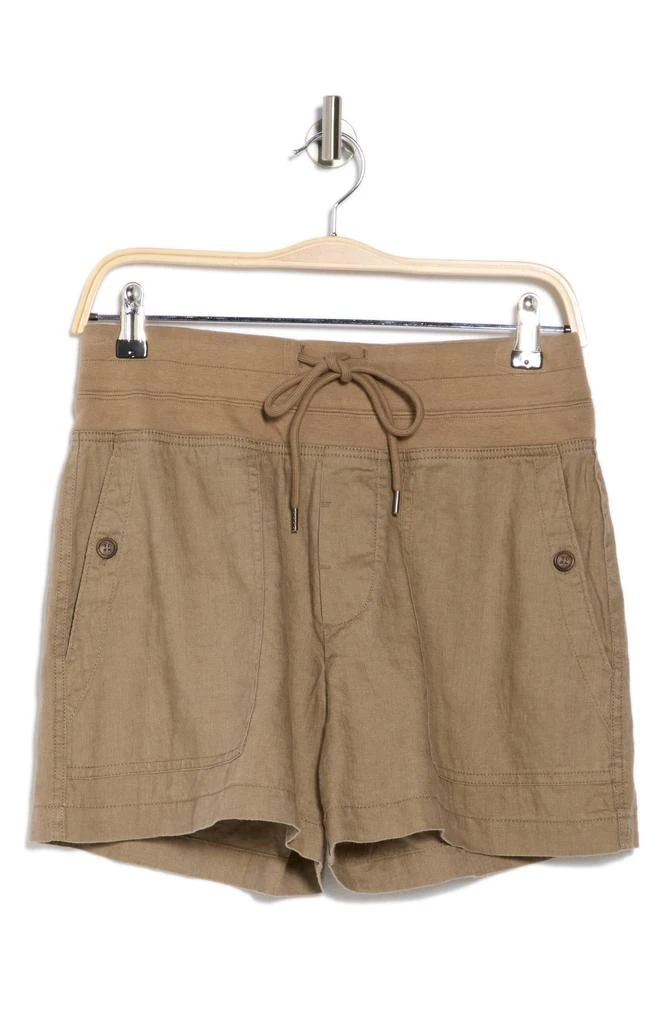 James Perse Linen Military Shorts 3