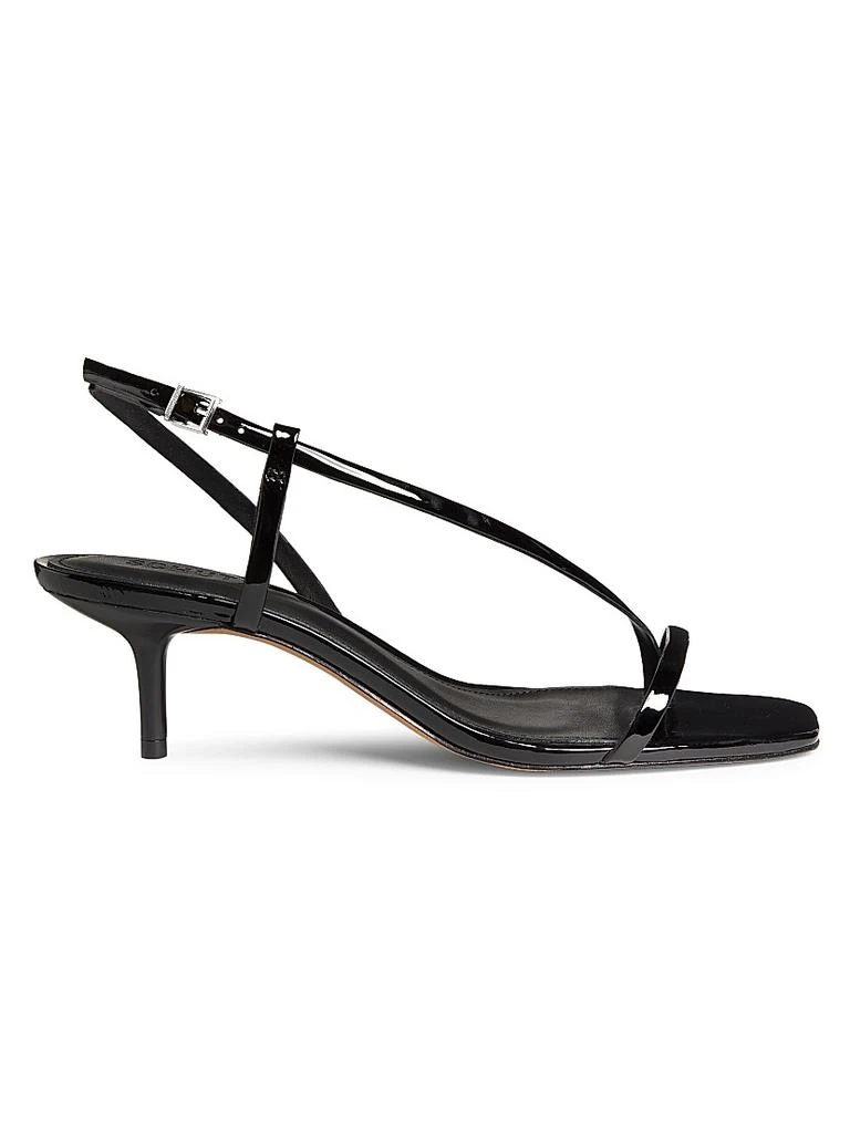 Schutz Heloise 63MM Patent Leather Slingback Sandals