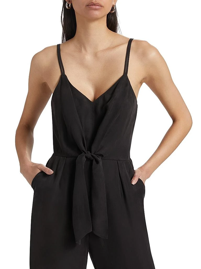 If Only Studio V-Neck Tie-Waist Jumpsuit 6