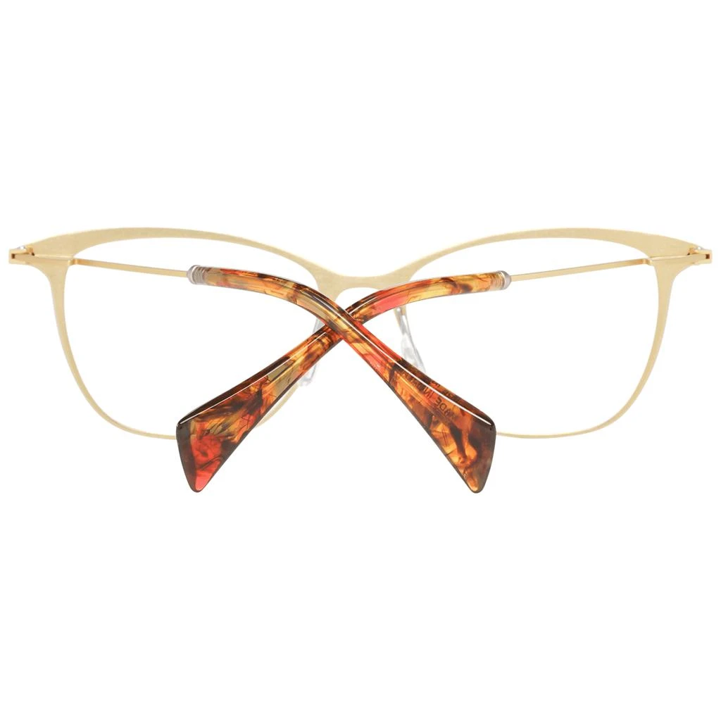 YOHJI YAMAMOTO Yohji Yamamoto Gold Optical Frames 3
