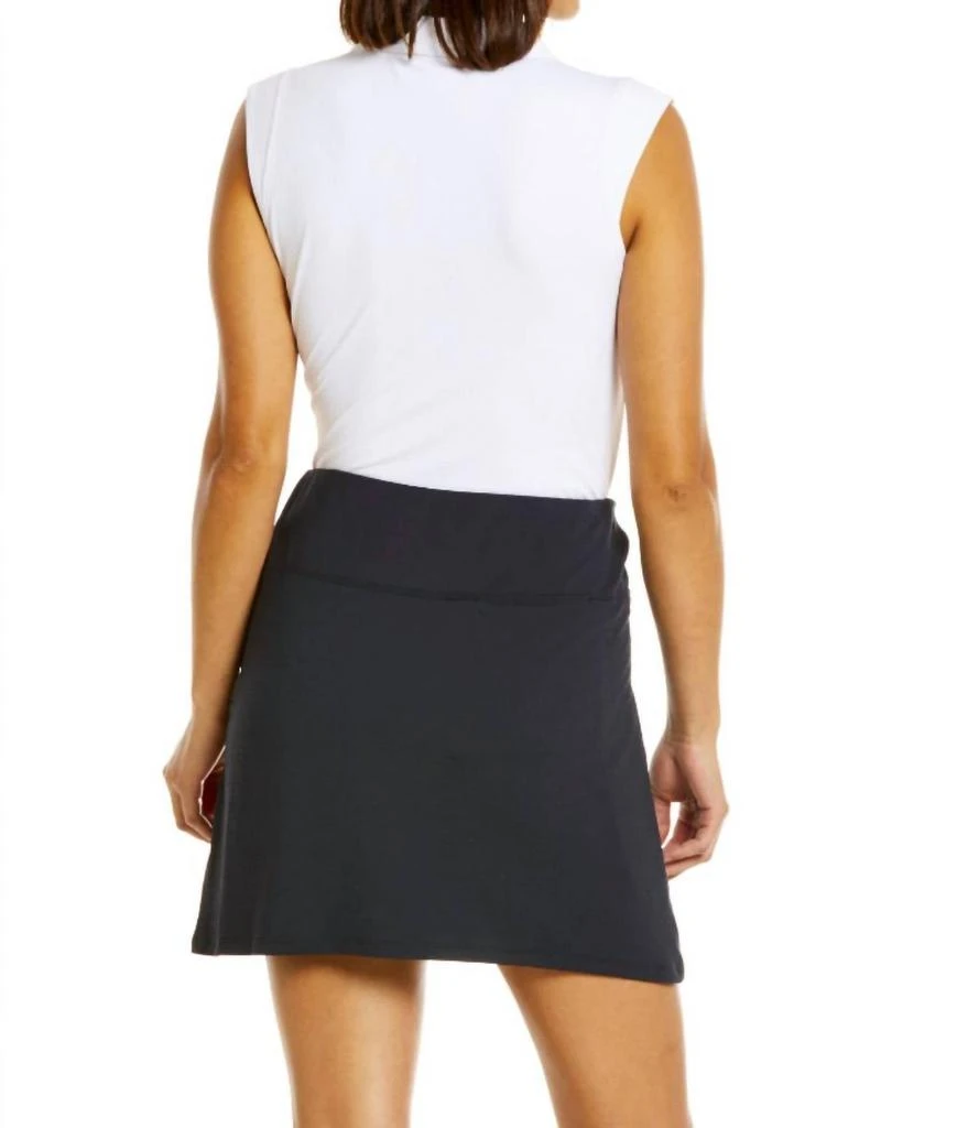 IBKUL FAUX WRAP SKORT 4