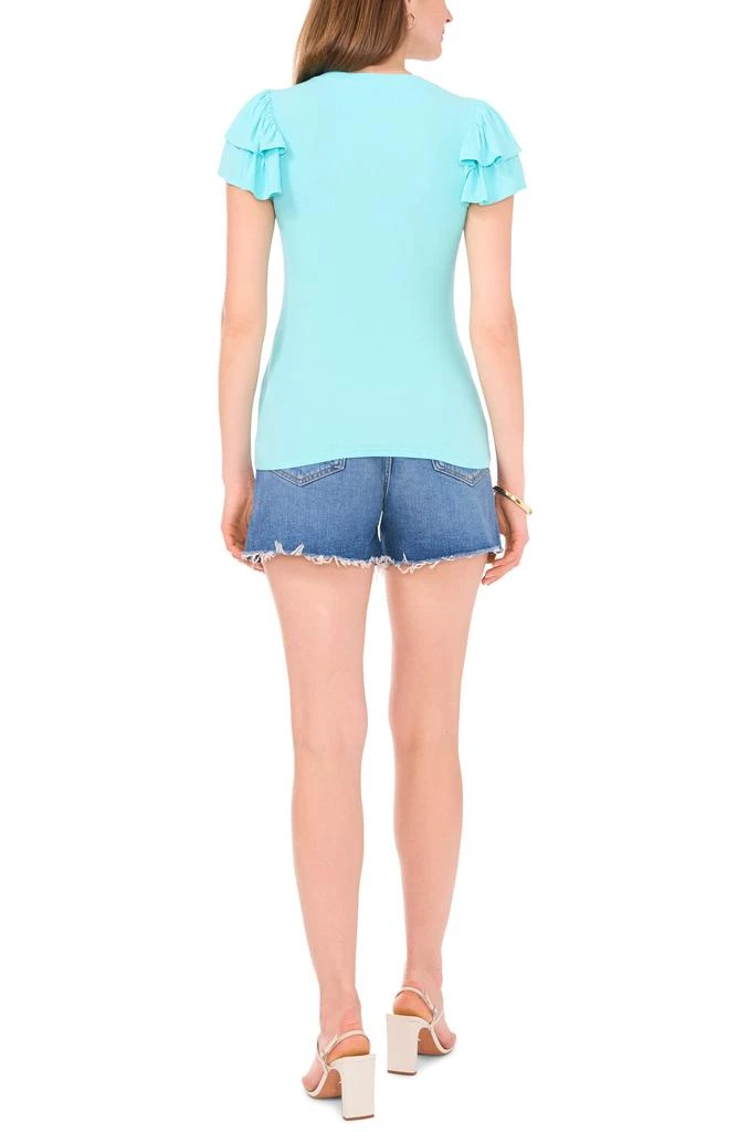1. State Flutter Sleeve Rib Top 7