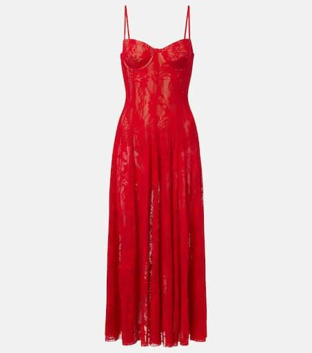 Norma Kamali Lace midi dress 1