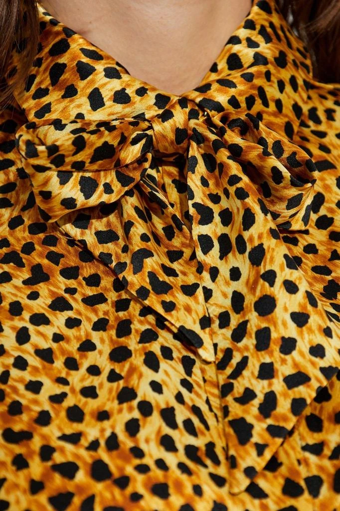 Versace Versace Leopard-Printed Long-Sleeved Shirt 5