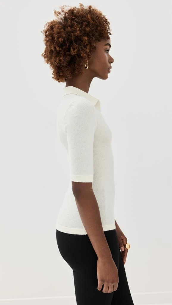 ROSETTA GETTY Open Neck Polo Sweater 3
