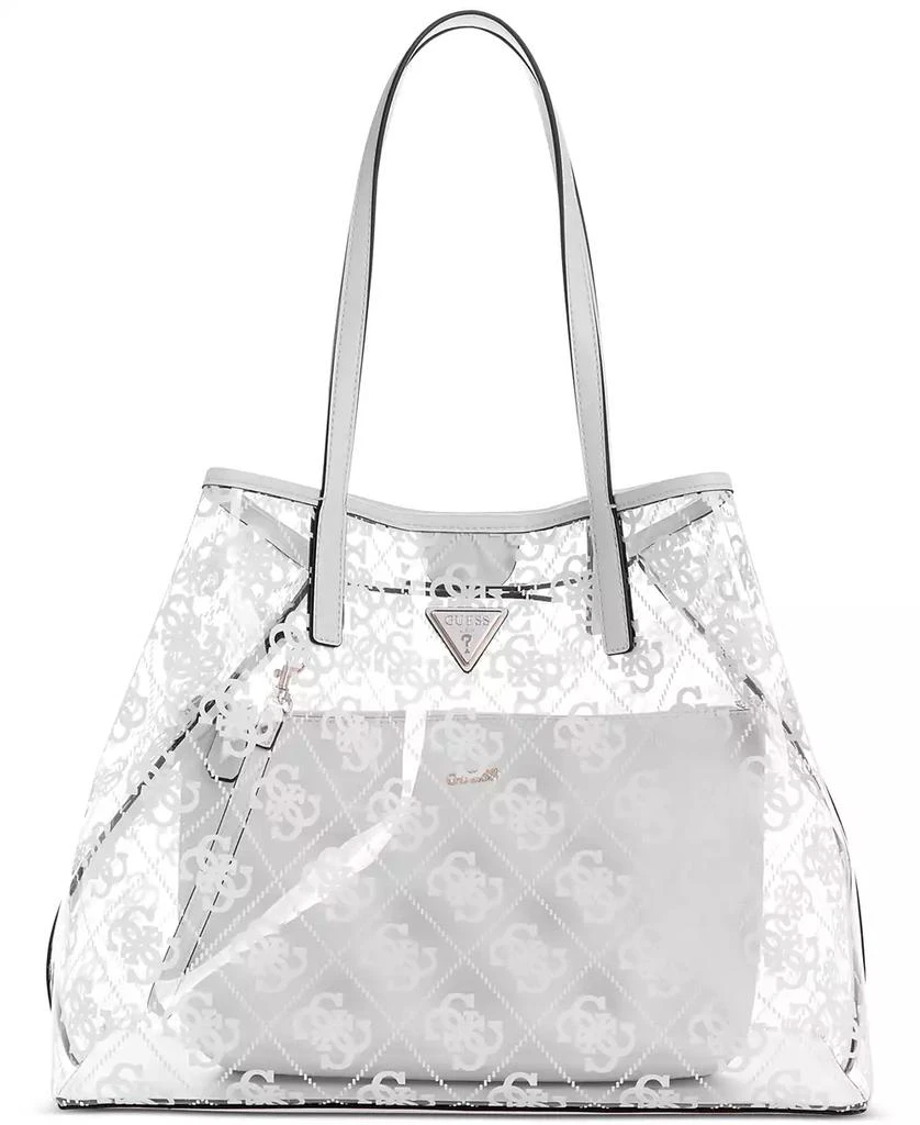 GUESS Tuana Large Clear Tote with Removable Pouch 1