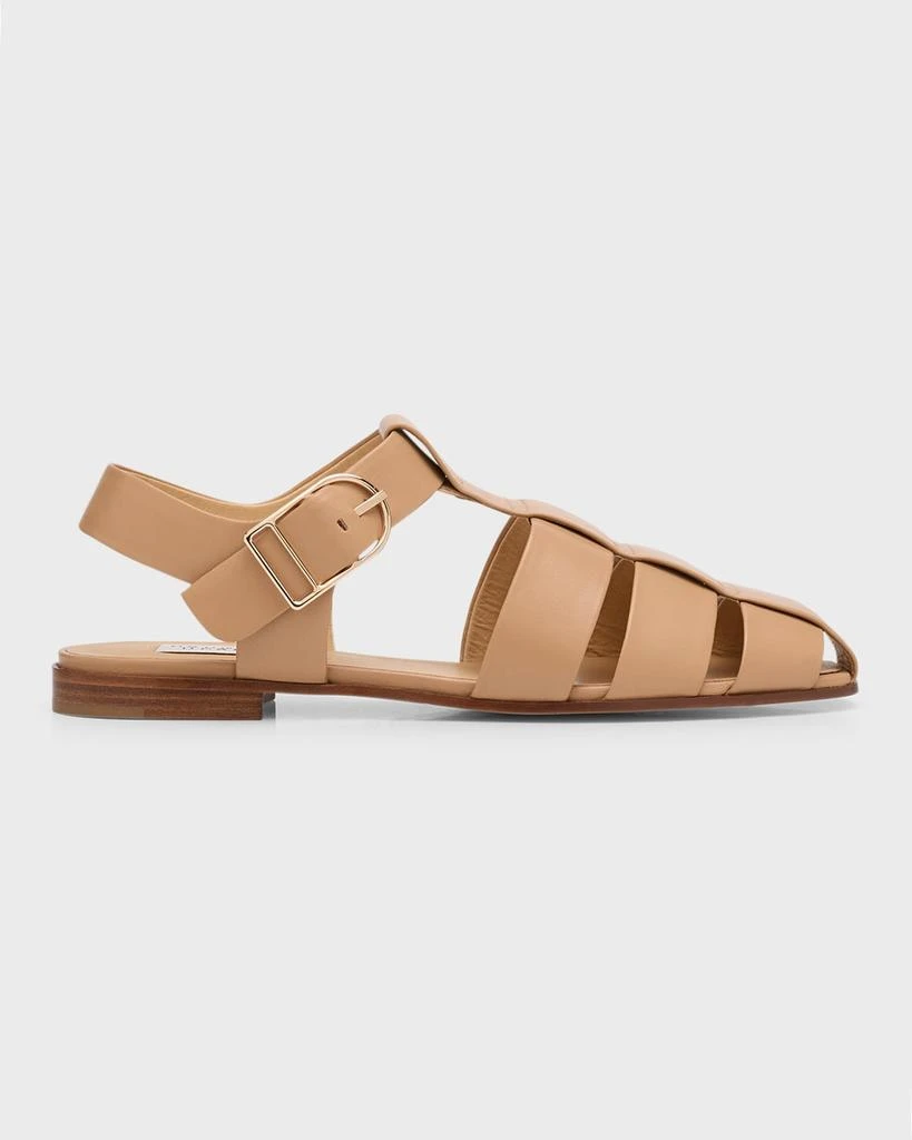 Gabriela Hearst Lynn Leather Fisherman Sandals 1