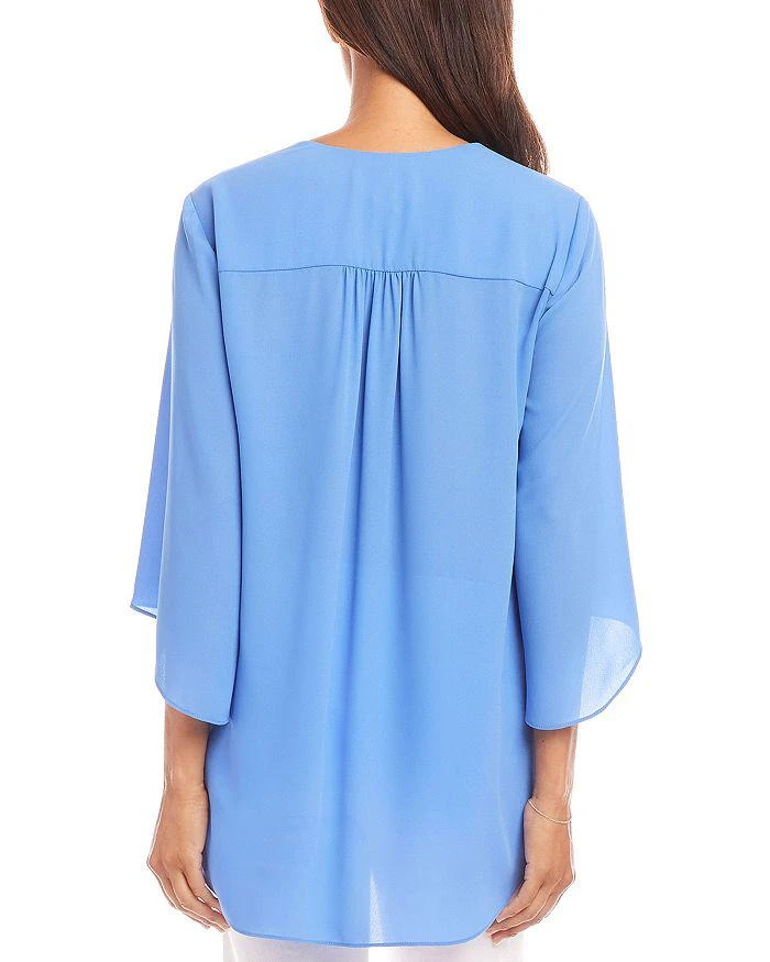 Karen Kane Petite Bracelet Sleeve Asymmetrical Top 4