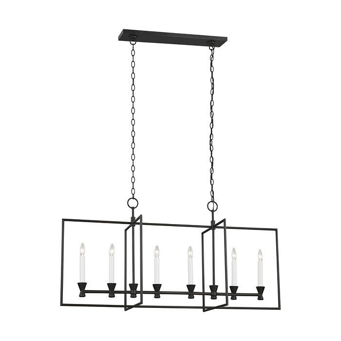 C&M by Chapman and Myers Chapman & Myers Keystone 6 Light Linear Lantern