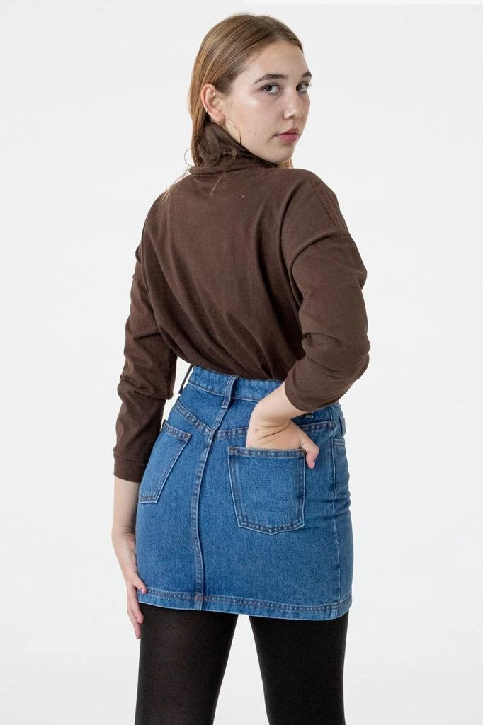Los Angeles Apparel RDNW33 - Denim High Waist Pencil Skirt 9
