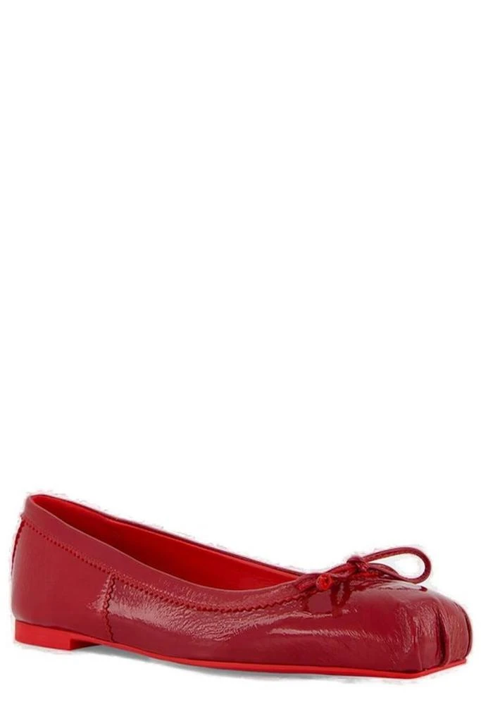 Shop Christian Louboutin Mamadrague Bow Detailed Flat Shoes on