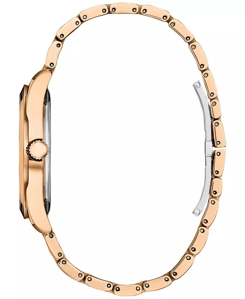 Citizen Eco-Drive Women's Arezzo Rose Gold-Tone Stainless Steel Bracelet Watch 35mm 2