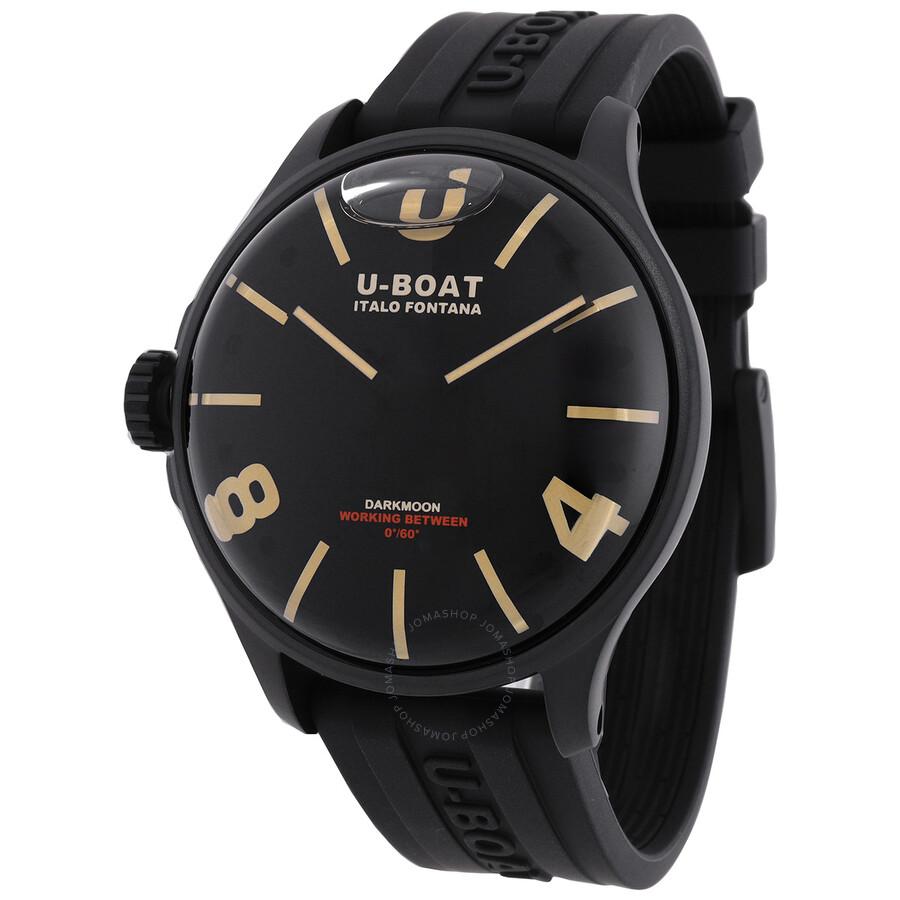 U-Boat Darkmoon Quartz Black Dial Men's Watch 8464-D