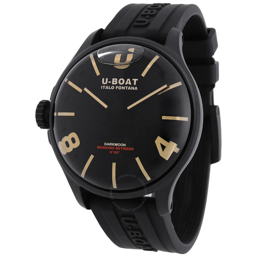 U-Boat Darkmoon Quartz Black Dial Men's Watch 8464-D 1
