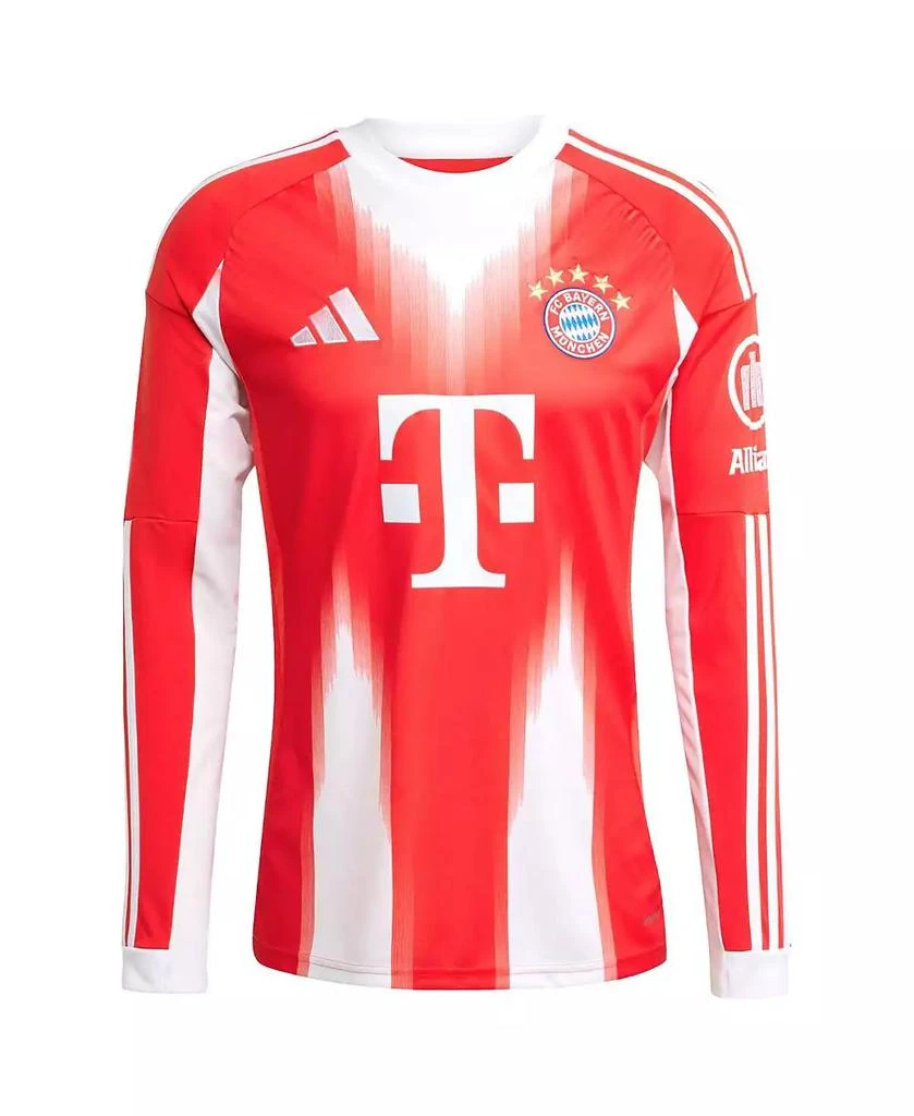 Adidas Men's Harry Kane Red Bayern Munich 2025/26 Home Replica Long Sleeve Jersey 2