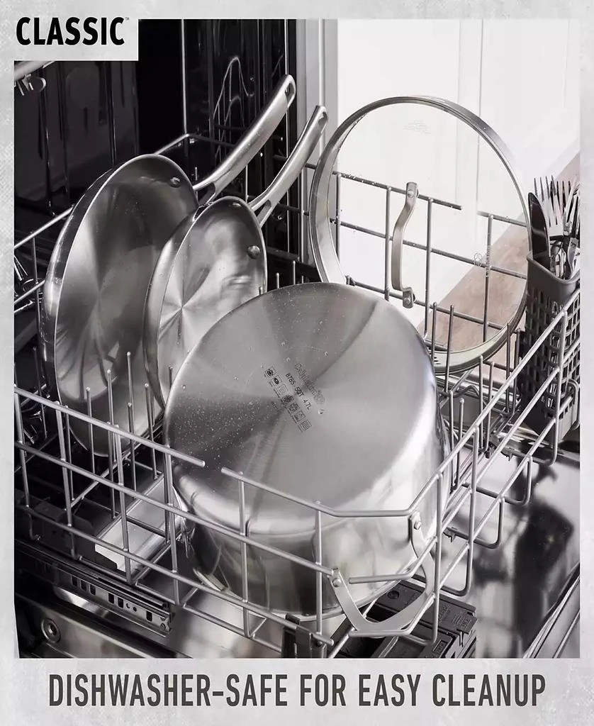 Calphalon Classic Stainless Steel 3.5 Qt. Covered Saucepan 4