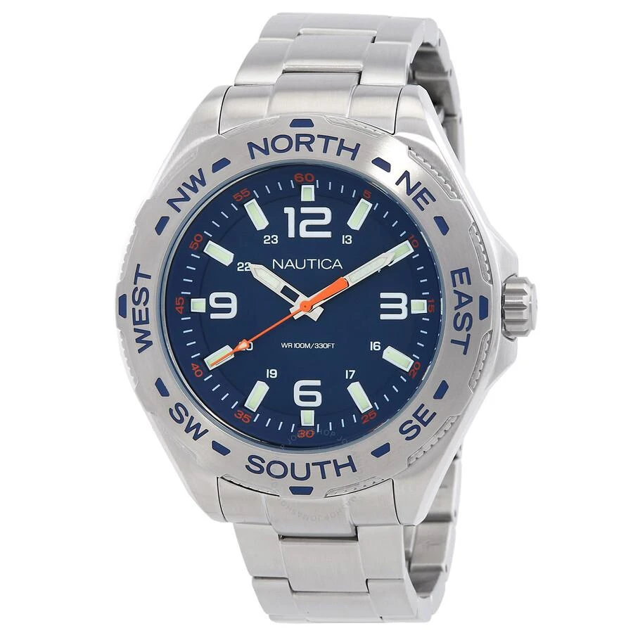 Nautica Clearwater Beach Quartz Blue Dial Men's Watch NAPCWS302 1