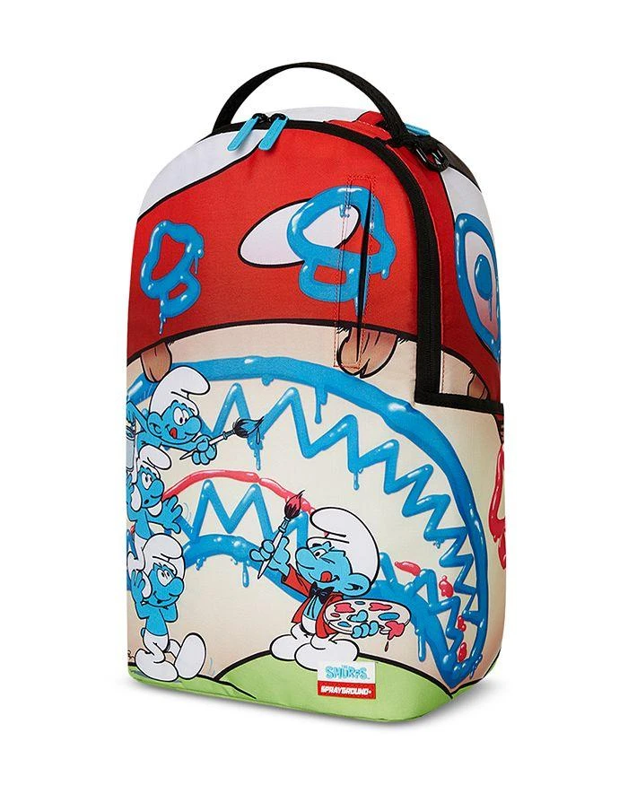 SprayGround Painting Smurfs DLXR Backpack 5