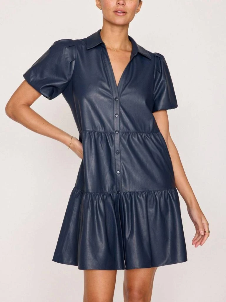 Brochu Walker Brochu Walker - Havana Vegan Leather Dress 1