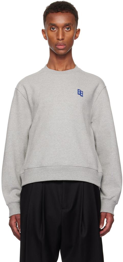 【ADER ERROR】 Sig; TRS Tag sweatshirt 01 ADER error Gray TRS Tag 01 Sweatshirt - Hoodies - BeyondStyle