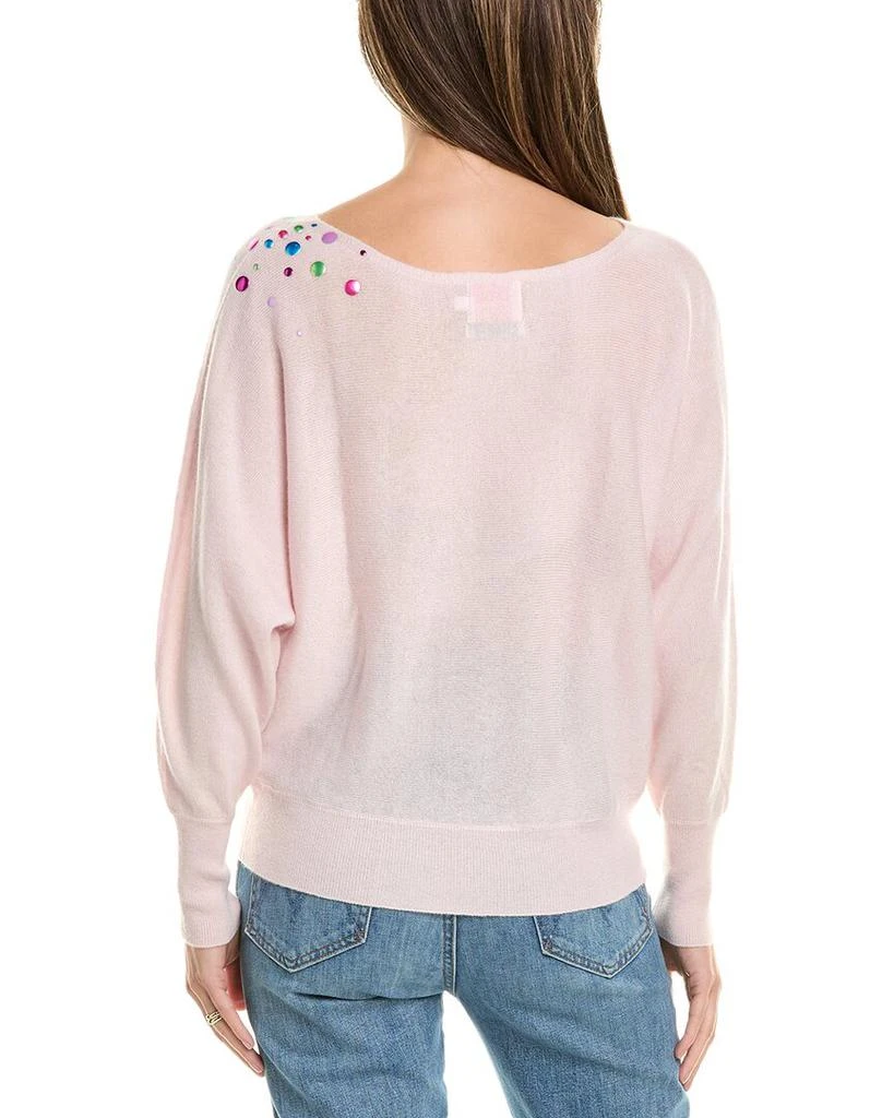 Brodie Cashmere Wool & Cashmere-Blend Hot Fix Off Shoulder Jumper 2